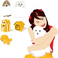 Girl and dog 4