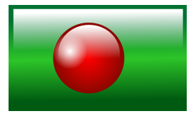 Glossy Bangladesh Flag II Thumbnail