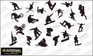 Go Media Vector material Set13-produced current trend of movement Thumbnail