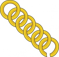 Gold Chain Of Round Links clip art Thumbnail