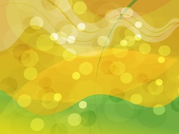 Gold Green Abstract
