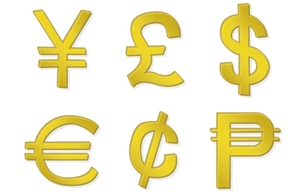 Golden Money Symbols Thumbnail