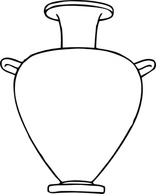 Greek Amphora clip art Thumbnail