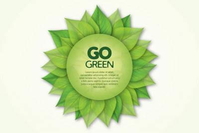Green Eco Poster Vector Thumbnail