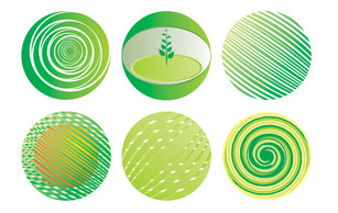 Green Globe Vector Thumbnail