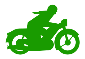 Green Motorbiker Thumbnail