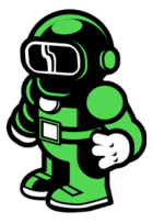 Green Spaceman Thumbnail