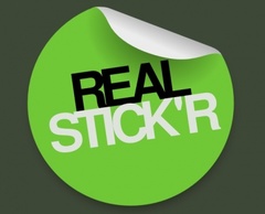 Green Sticker clip art