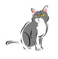 Grey cat Thumbnail