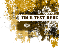 Grunge Text Banner free vector Thumbnail
