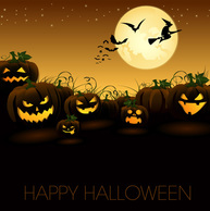 Halloween Night Vector Graphic Thumbnail
