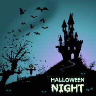 Halloween Night with Haunted House Thumbnail