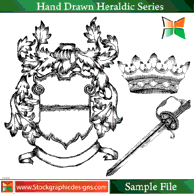 Hand Drawn Heraldic Series