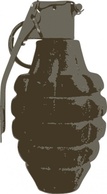 Hand Grenade clip art Thumbnail