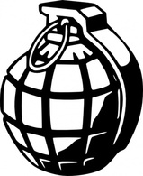 Hand Grenade clip art