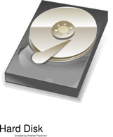 Hard Disk clip art Thumbnail