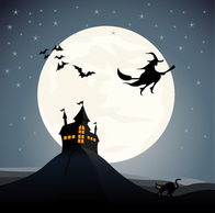 Haunted House Vector Graphic Thumbnail