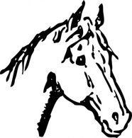 Head Outline Silhouette Face Cartoon Horse Heads Horses Automatic Jumping Horsehead Johnny Thumbnail