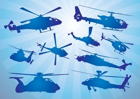 Helicopters Vectors Thumbnail