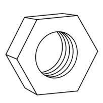 Hex Nut For Bolts Thumbnail