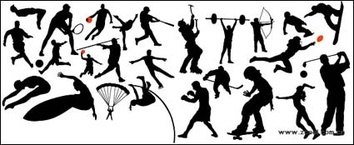 High jump, soccer, basketball, tennis, baseball, diving, parachuting, weightlifting, skating Thumbnail
