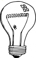 Home Cartoon Light Electric Bulb Lighting Domestic Incandescent Thumbnail