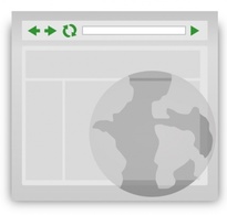 Homepage Browser Icon clip art Thumbnail