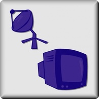 Hotel Icon Satellite Tv clip art