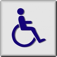 Hotel Icon Wheelchair Access clip art Thumbnail