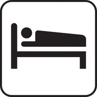 Hotel Motel Sleeping Accomodation clip art Thumbnail