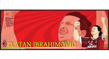 Ibrahimovic Milan Vector Image Thumbnail