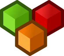 Icon Cubes clip art