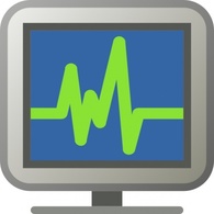 Icon Monitoring clip art Thumbnail