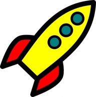 Icon Outline Cartoon Fly Free Rocket Ship Space Spaceship Pitr Rockets Sf Thumbnail