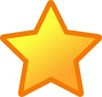 Icon Star clip art