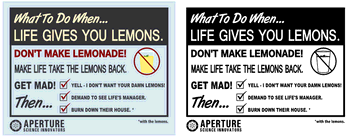 'If life gives you lemons' Vector Thumbnail