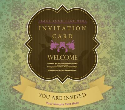 Invitation Card Vector Thumbnail
