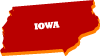 Iowa 3d Vector Map Thumbnail