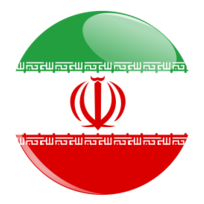 Iran flag button