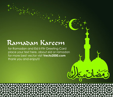 Islamic Greeting Card for Holy Month of Ramadan Kareem Thumbnail