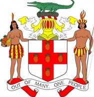 Jamaica Coat Of Arms clip art Thumbnail