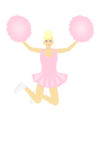 Jumping cheerleader Thumbnail