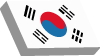 Korea 3d Vector Flag Thumbnail