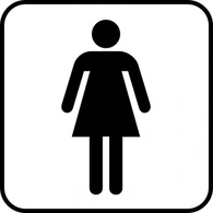 Ladies Room clip art Thumbnail