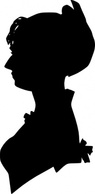 Lady Silhouette clip art