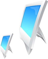 LCD Monitor Vector 8