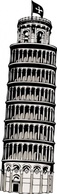 Leaning Tower Of Pisa clip art Thumbnail