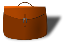 Leather briefcase Thumbnail