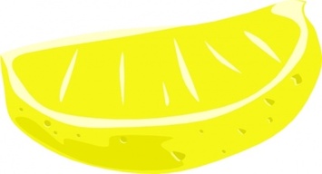 Lemon Wedge clip art Thumbnail