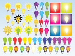 Light Bulb Vectors Thumbnail